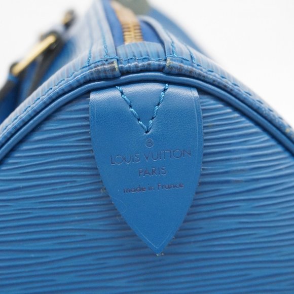 Louis Vuitton Epi Speedy 25 Handbag M43015 Toledo Blue for Women - Picture 5 of 16